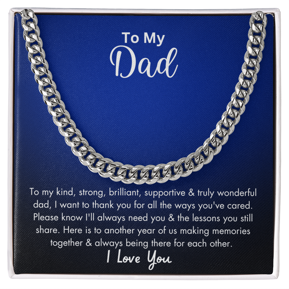 To My Dad | Cuban Link Chain