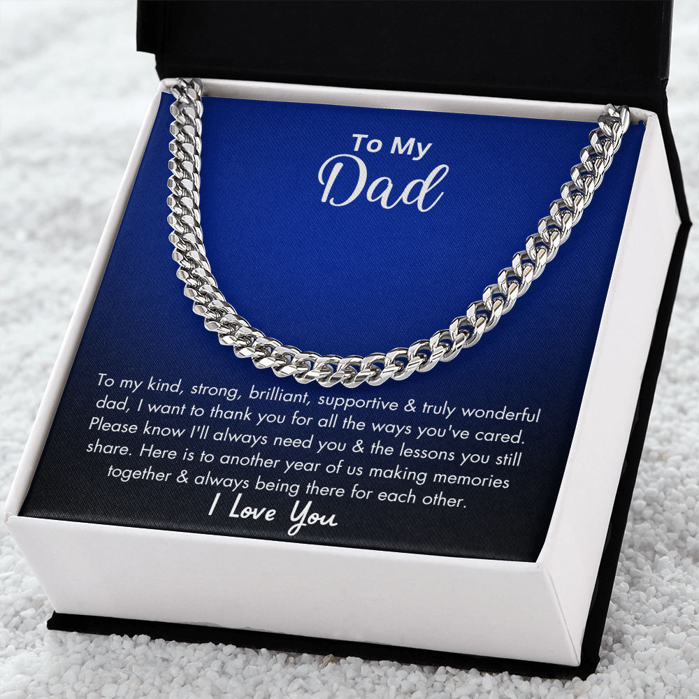 To My Dad | Cuban Link Chain