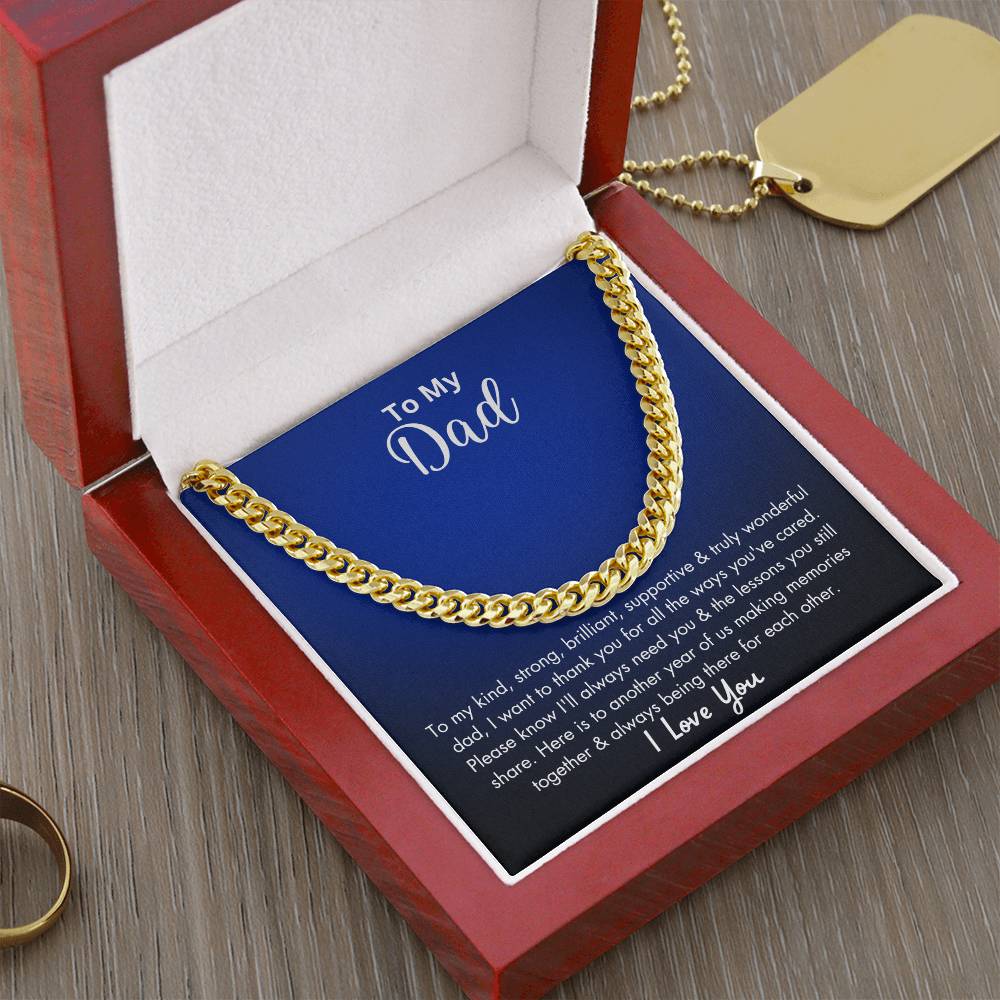 To My Dad | Cuban Link Chain